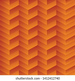 Abstract geometric orange color background, vector illustration