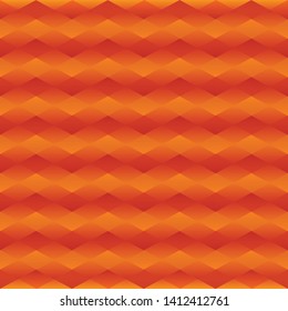 Abstract geometric orange color background, vector illustration