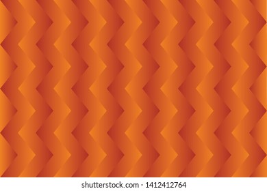 Abstract geometric orange color background, vector illustration