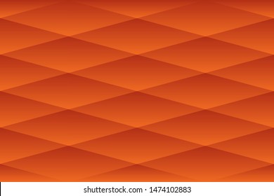 Abstract geometric orange color background, vector illustration