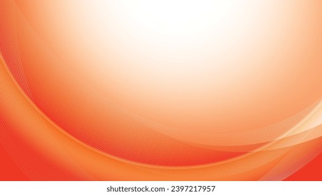 Abstrakter geometrischer orangefarbener Hintergrund mit modernen Streifen. Vektorgrafik.
