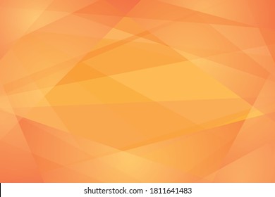 Abstract geometric orange and red background. Vector flat illustration.