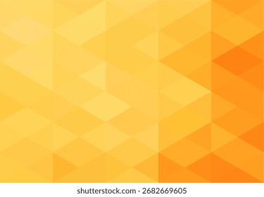 Composição abstrata dos triângulos laranjas geométricas para o fundo. Plano de fundo laranja losango.	