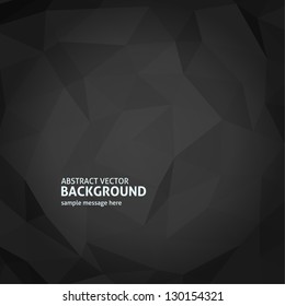 Abstract geometric origami paper vector background