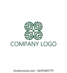 Abstract geometric ormanent vector symbol