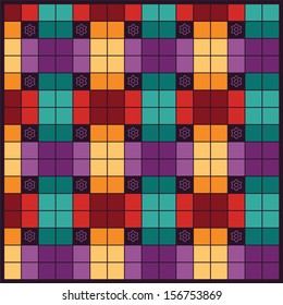 abstract geometric ornament