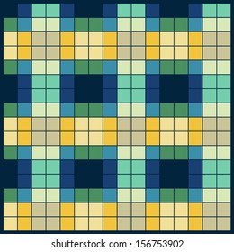 abstract geometric ornament