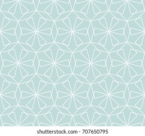 Abstract geometric ornament. Background from intersecting lines. Seamless pattern for textile printing, packaging, wrapper.