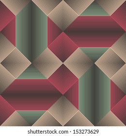 Abstract geometric ornament. Seamless pattern. Vector.