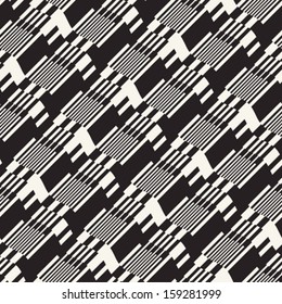 Abstract geometric ornament. Seamless pattern. Vector.