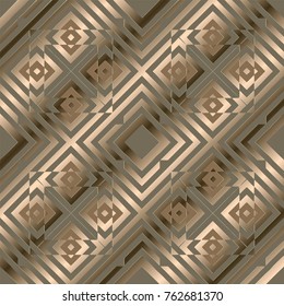 abstract geometric ornament. vector illustration. corrugated seamless pattern print for wallpaper