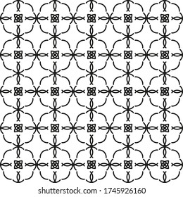 Abstract geometric ornament.  vector seamless background