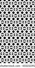 Abstract geometric ornament. Vector Seamless pattern.