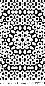 Abstract geometric ornament. Vector Seamless pattern.