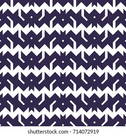 Abstract geometric ornament. Vector seamless pattern. Simple graphic design.
