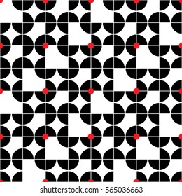 Abstract geometric ornamental seamless pattern.
