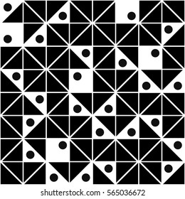 Abstract geometric ornamental seamless pattern.