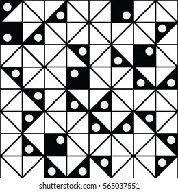 Abstract geometric ornamental seamless pattern.