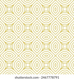 Abstract geometric ornamental shape seamless pattern background