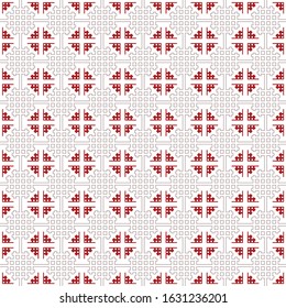 Abstract geometric ornamental vector pattern background . Design for prints, textile, decor, fabric.