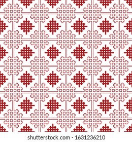 Abstract geometric ornamental vector pattern background . Design for prints, textile, decor, fabric.