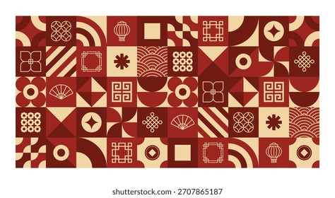Formas de Plano de Fundo de Contornos Geométricos Abstratos