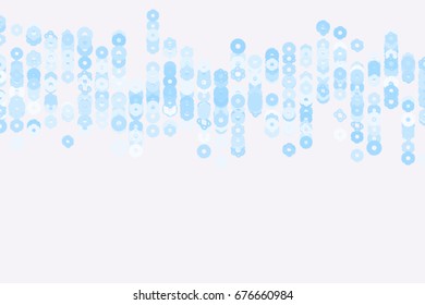 Abstract geometric oval & mixed pattern, colorful & artistic for graphic design, catalog, textile or texture printing & background. Vector illustration graphic.