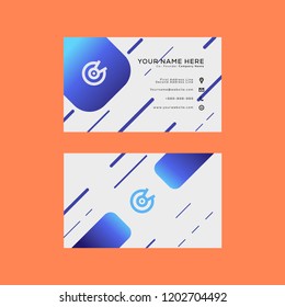 abstract geometric page printable liquid modern flat blue color tone scheme style business mockup identity corporate company personal brand card gradient color style vector illustration