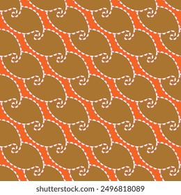 Abstract and geometric, paisley seamless pattern. Modern wallpaper, fabric, curtain pattern