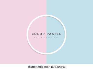 Abstract geometric paper background. Blue and pink trendy colors.
