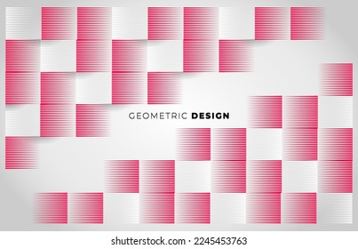 abstract geometric paper line style bakcground in silver