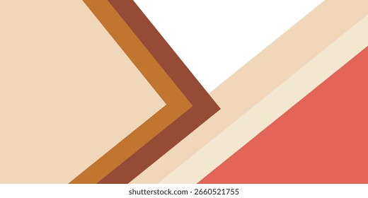 Abstract geometric paper texture cardboard background. Beige, brown yellow pastel trendy colors