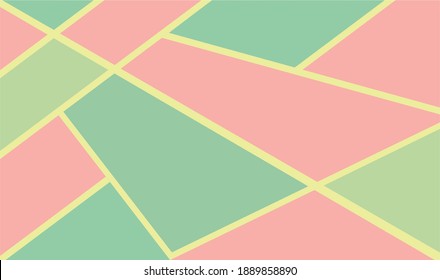 Abstract geometric pastel backgrounds vector