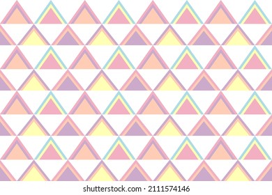 Abstract geometric pastel colorful pattern seamless background