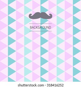 abstract geometric pastel pattern of triangles