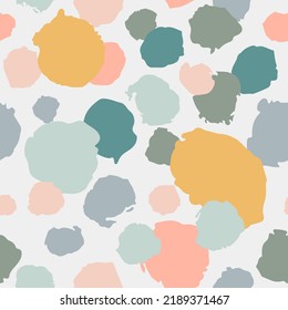 Abstract geometric pastel seamless pattern