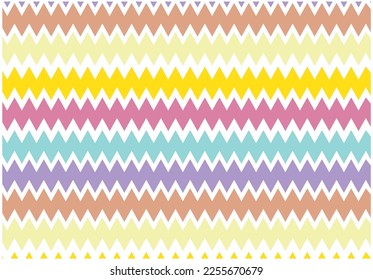 Abstract geometric  patten,zig-zag lines stripes, geometric pattern, monochrome illusion zigzag effect.Geometric tiles in op art. Futuristic and vibrant design.