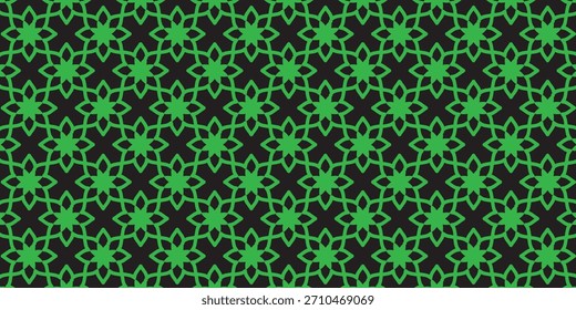 Abstract geometric pattern in Arabian style. Seamless vector background. Blue and Black texture. Graphic modern pattern.