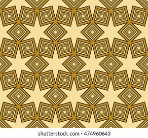 abstract geometric pattern of arbitrary elements. Seamless vector illustration. for the design, printing, presentation, wallpaper. Golden color