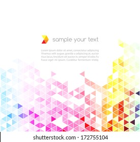 Abstract geometric pattern background