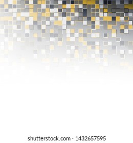 Abstract geometric pattern background advertising banner template