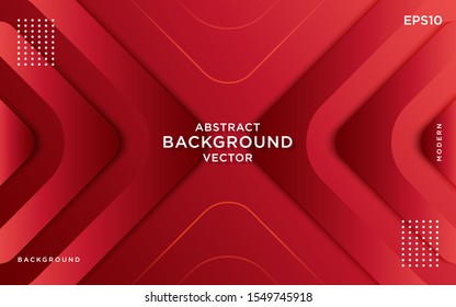 Abstract geometric pattern background with arrow texture for business brochure cover design. Gradient Pink, orange, purple, blue and green vector banner poster template