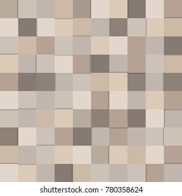 Abstract Geometric Pattern Background With Beige Squares