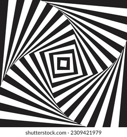 Abstract geometric pattern background with black and white diamond and square shapes