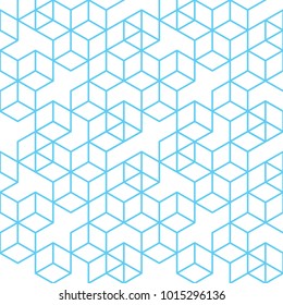 abstract geometric pattern background with blue color