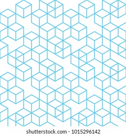 abstract geometric pattern background with blue color