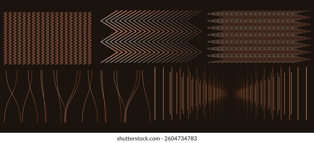 abstract geometric pattern background brown