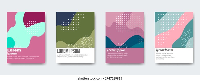 Abstract geometric pattern background for business brochure cover design. Vector flyer template layout design. For business brochure, poster, annual report, leaflet, magazine or book cover.
