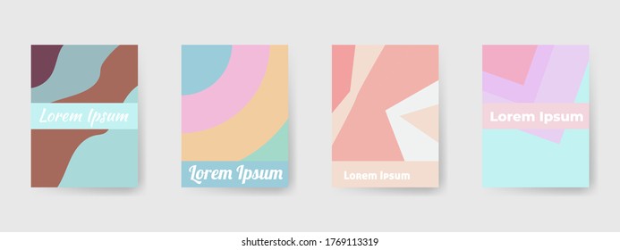 Abstract geometric pattern background for business brochure cover design. Vector flyer template layout design. For business brochure, poster, annual report, leaflet, magazine or book cover.