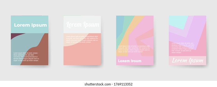 Abstract geometric pattern background for business brochure cover design. Vector flyer template layout design. For business brochure, poster, annual report, leaflet, magazine or book cover.